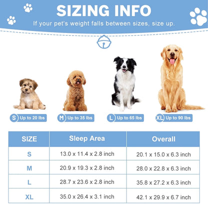 Dog Bed for Large Medium Small Dogs Orthopedic Dog Sofa Bed Non Slip Pet Couch with Removable Washable Cover Supportive Egg Crate Foam S to XL, Dark Gray